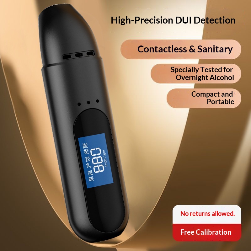 New Cross-border Smart Alcohol Tester For Checking Drunk Driving, Portable Breathalyzer_voghion.com
