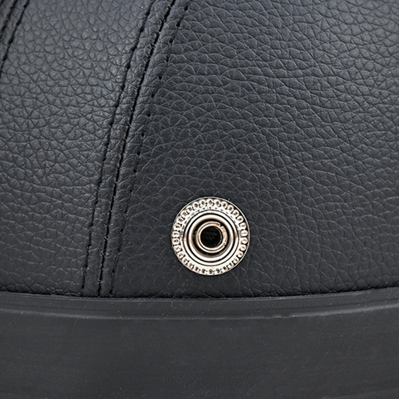 Exklusiv bei Cross-Border erhältlich: Leder-Halbelektroroller für Damen und Herren, Ganzjahres-Leichtmetallhelm in Melonenfarbe, sofort lieferbar_voghion.com