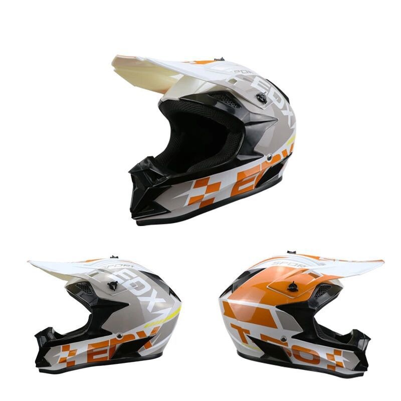 Capacete integral de moto para btt e condução off-road_voghion.com