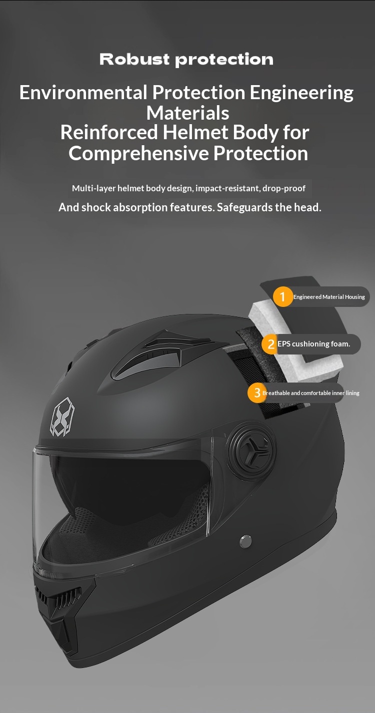 Außenhandel Elektrofahrrad Herren Vier-Jahreszeiten-Mountainbike Integralhelm Damen Winter Warmes Fahren Doppelvisier Sicherheit_voghion.com