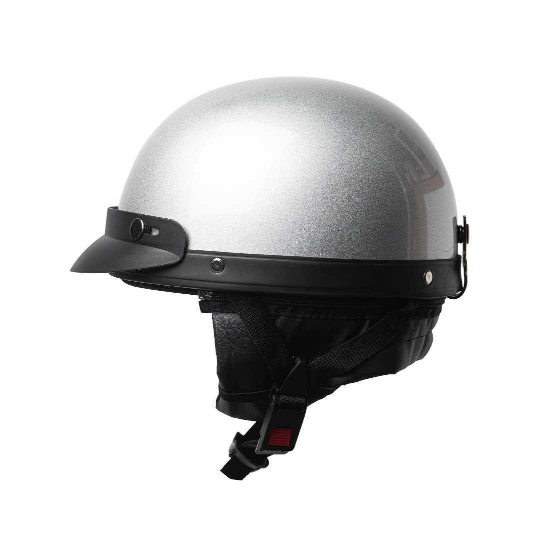 Exklusiv bei Cross-Border erhältlich: Leder-Halbelektroroller für Damen und Herren, Ganzjahres-Leichtmetallhelm in Melonenfarbe, sofort lieferbar_voghion.com