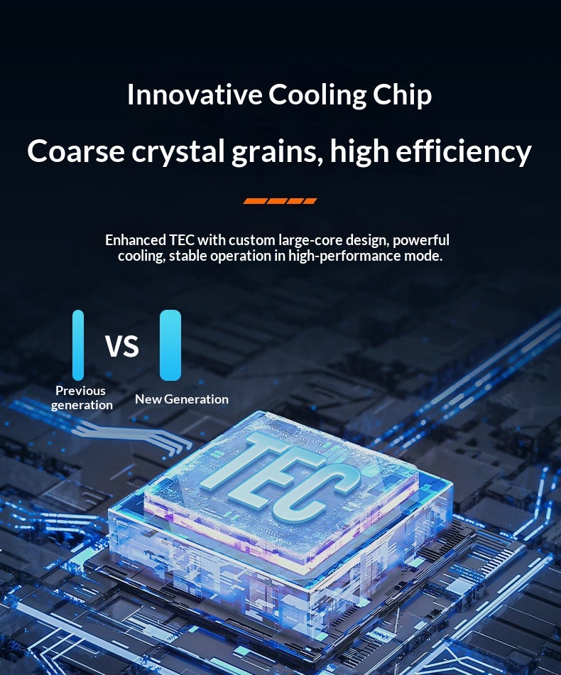 Phone Cooler Live Streaming, Fast Device, Semiconductor Wireless Magnetic Charging Air Cooling For Gaming_voghion.com