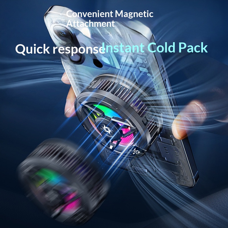 New Model -15°C Semiconductor Pad, Magnetic Wearable, Mobile Phone Cooling And Freezing Artifact_voghion.com