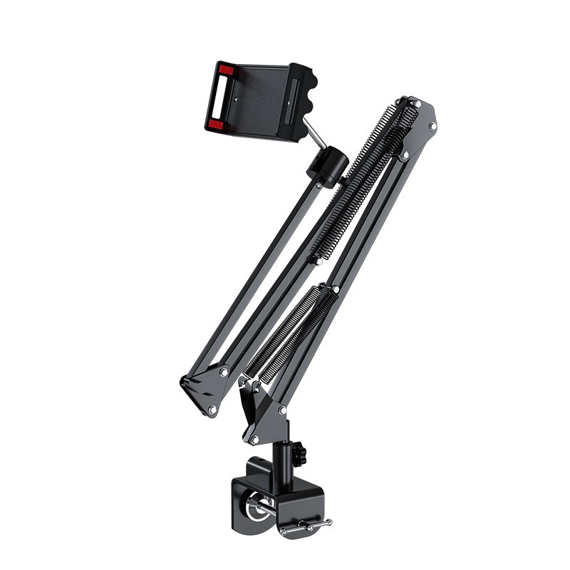 Factory Live Streaming For Tablets And Phones, Lazy Bedside Stand, Dual Universal Arm Folding Stand_voghion.com