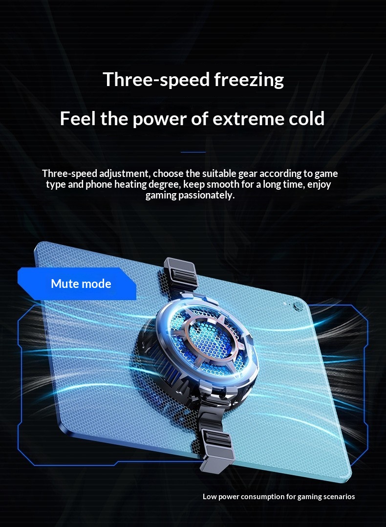 Mi Mo CX05 Suitable For IPad Tablet Cooler Semiconductor Cooling Three-Level Adjustment Magnetic Absorption Digital_voghion.com