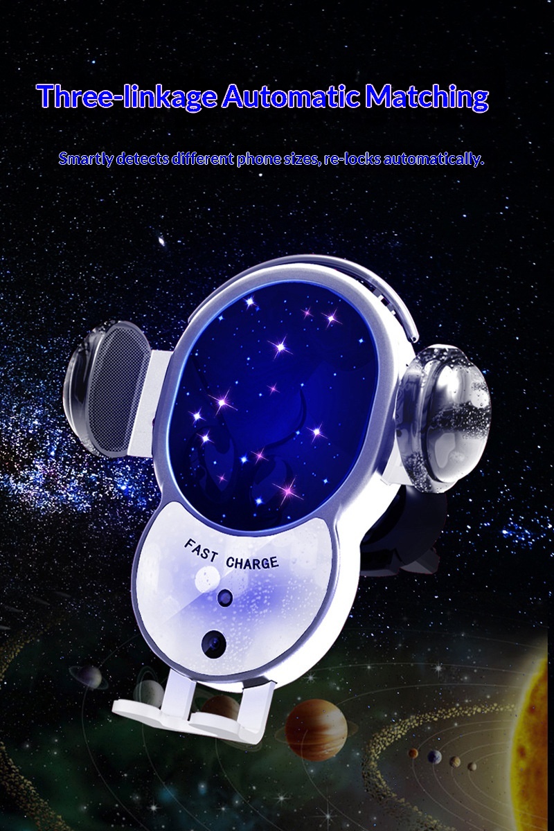 Draadloze autolader met infraroodsensor en telefoonhouder_voghion.com