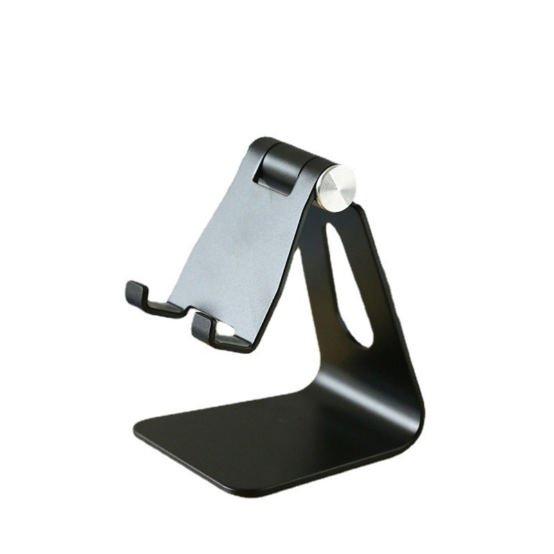 Aluminum Alloy Phone, Single-foldable Universal Desktop For Phones And Tablets, Customizable With Logo, Metal Lazy_voghion.com