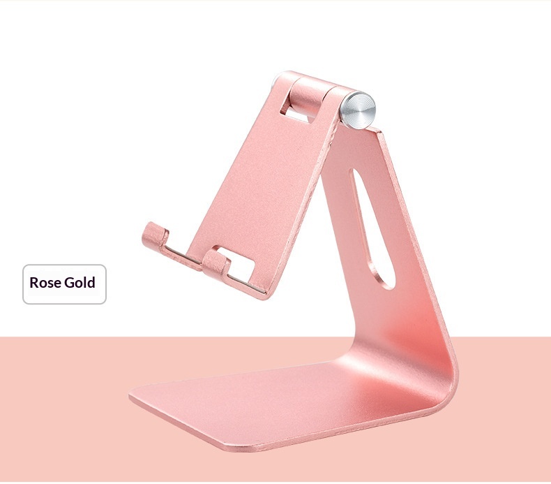 Aluminium Phone Stand, Adjustable Foldable Desktop Holder_voghion.com