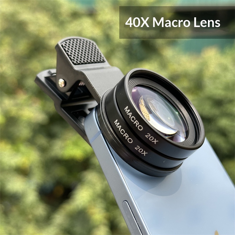 Telefoonvergrootglas met 40x vergroting, 37 mm diameter, professionele HD-macrolens voor close-ups._voghion.com