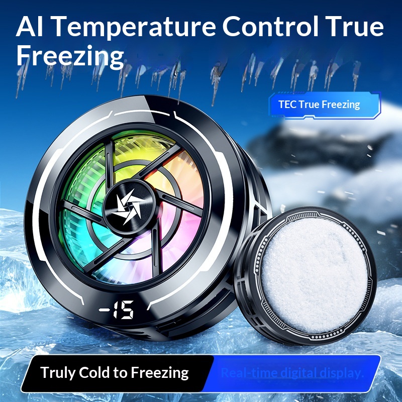 SL70 Mobile Phone Cooler With Semiconductor Refrigeration, AI Temperature Control, Rapid Cooling, True Freezing,_voghion.com