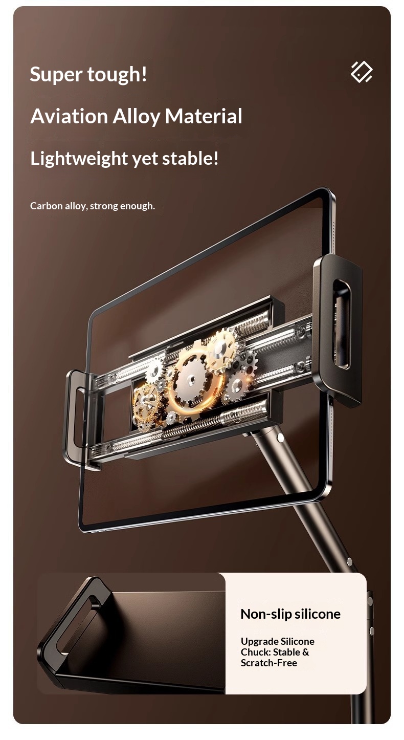 Telefon Tablet Masaüstü Tembel Canlı Yayın Video Selfie Akıllı Yapay Zeka Üstten Çekim Ayarlanabilir Çok Fonksiyonlu Destek_voghion.com