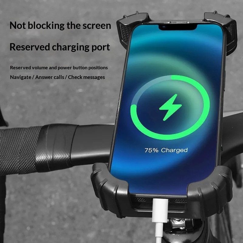 Bike Holder Bicycle Navigation Phone Mount Motorcycle Electric Scooter Tricycle Delivery Shockproof Riding_voghion.com