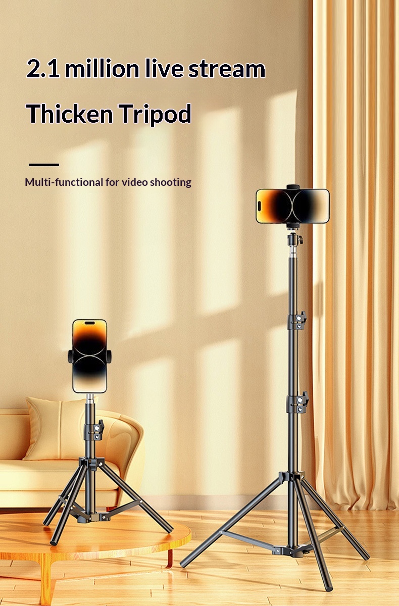 Luce di riempimento per live streaming mobile, supporto rinforzato, portatile, universale, per fotografia e riprese video da tavolo, multifunzionale._voghion.com