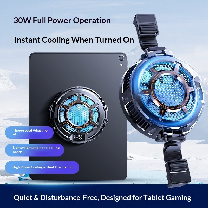 Mi Mo CX05 Suitable For IPad Tablet Cooler Semiconductor Cooling Three-Level Adjustment Magnetic Absorption Digital_voghion.com