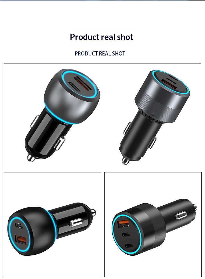 Caricabatterie auto 48w pd e qc3.0 fast charging per cellulari_voghion.com