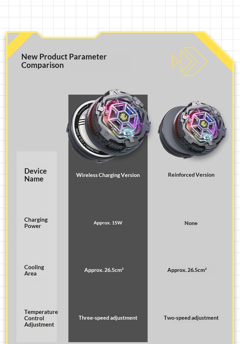 Tccel Ultra Mobile Phone Cooler Magnetic Wireless Charging Semiconductor Cooling Device_voghion.com