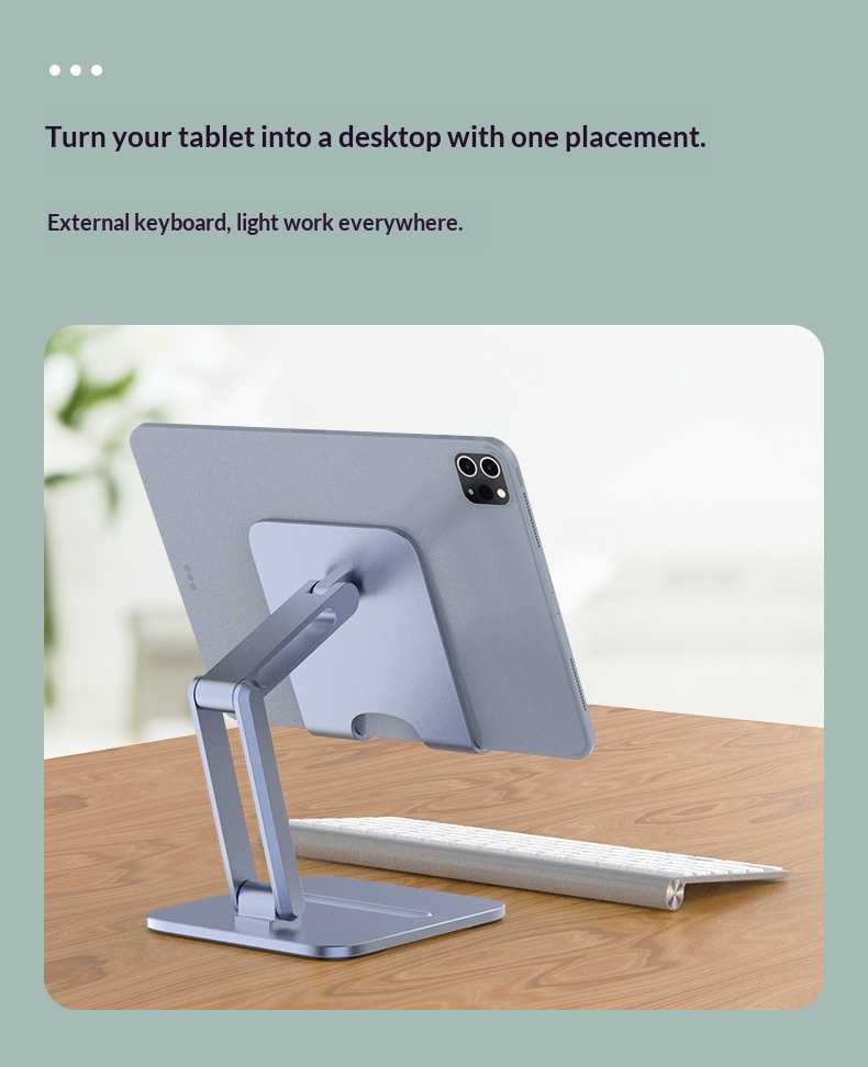 Mobile Phone Desktop, Aluminum Alloy Foldable Universal Support Stand And Tablets, Suitable For Live Streaming,_voghion.com