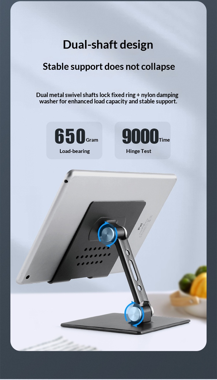 Desktop Laptop Tablet Stand Foldable Adjustable Height Cooling Rack Convenient Storage Base_voghion.com