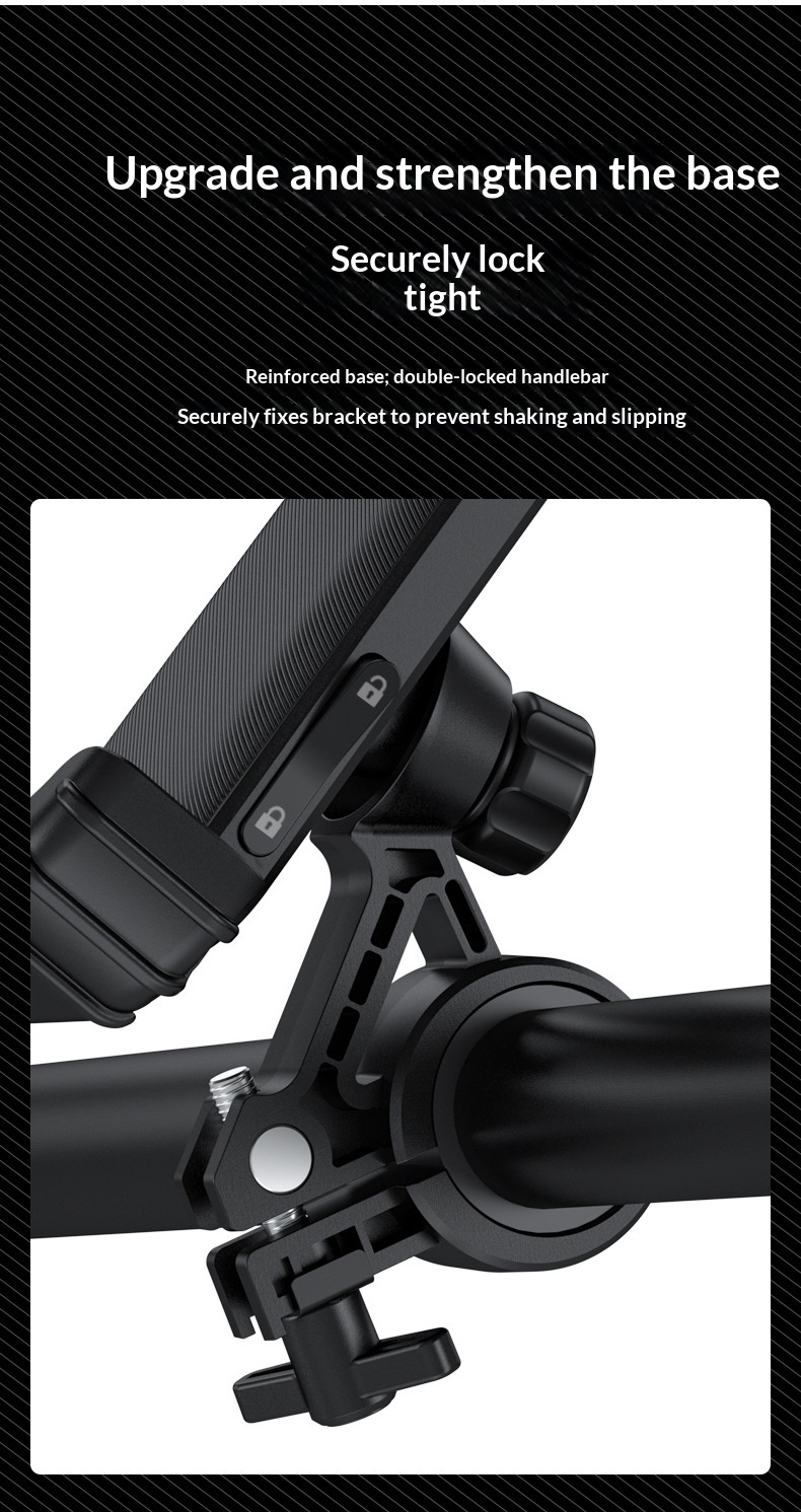 Bike Holder Bicycle Navigation Phone Mount Motorcycle Electric Scooter Tricycle Delivery Shockproof Riding_voghion.com