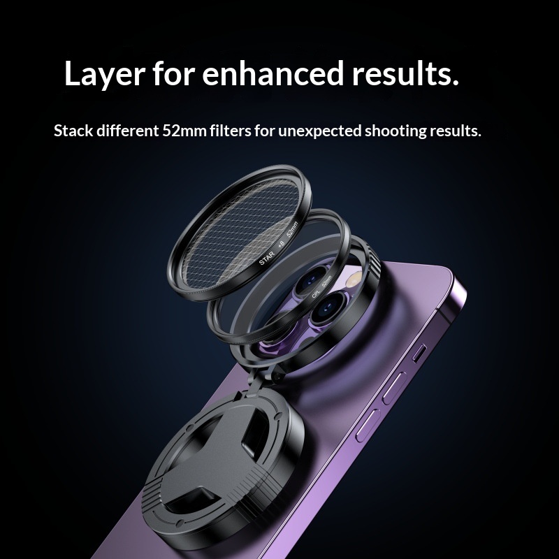 CPL-Magnet-Antireflex-Polarisator-Filter mit optischer Beschichtung für HD-Fotografie, 52 mm, neues Modell_voghion.com
