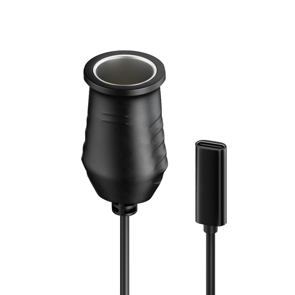 Usb-c til cigaretstik adapter pd biloplader til bærbar_voghion.com