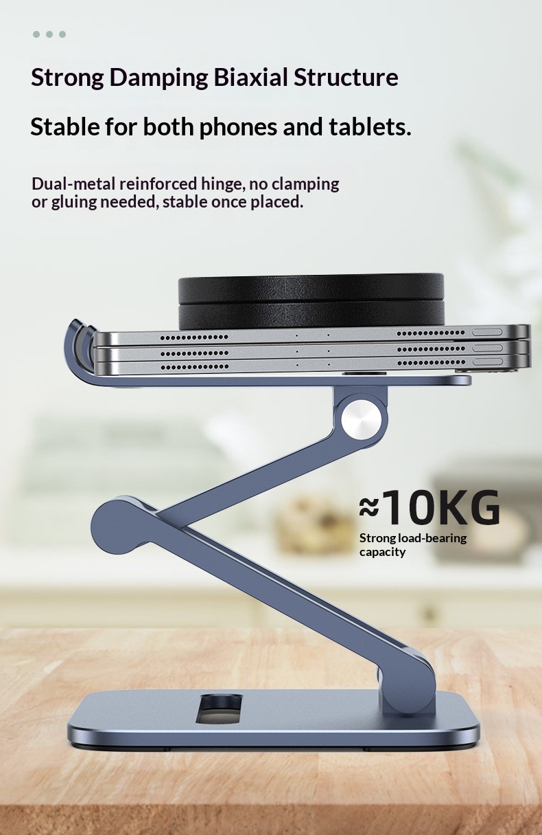 Mobile Phone Desktop, Aluminum Alloy Foldable Universal Support Stand And Tablets, Suitable For Live Streaming,_voghion.com