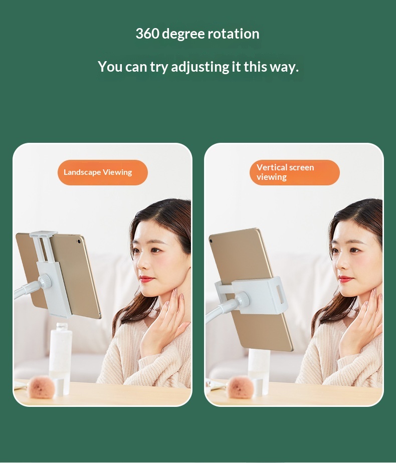 Supporto da tavolo universale girevole a 360° Kakusijia per telefoni e tablet_voghion.com