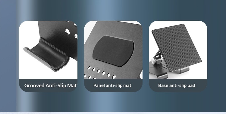 Desktop Laptop Tablet Stand Foldable Adjustable Height Cooling Rack Convenient Storage Base_voghion.com