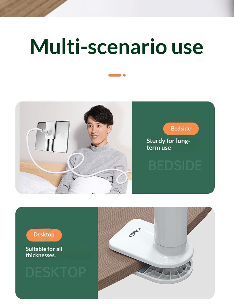 Supporto da tavolo universale girevole a 360° Kakusijia per telefoni e tablet_voghion.com