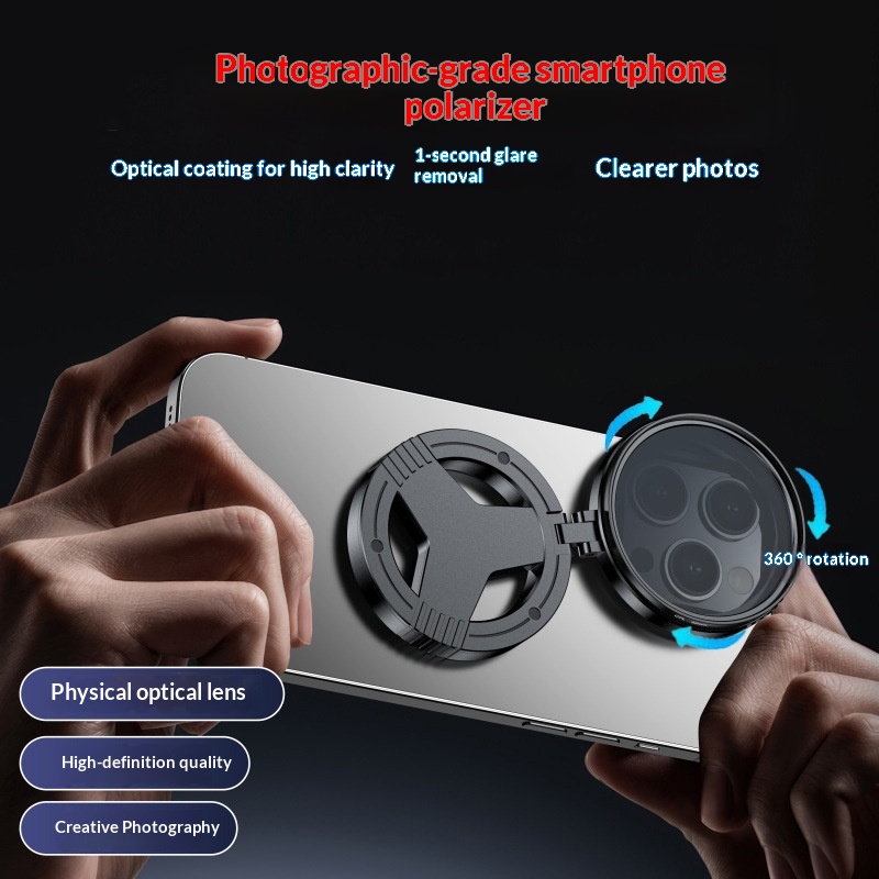 Phone CPL Magnetic Anti-Reflection Polarizer Optical Coating HD Photography Filter 52mm New Model_voghion.com
