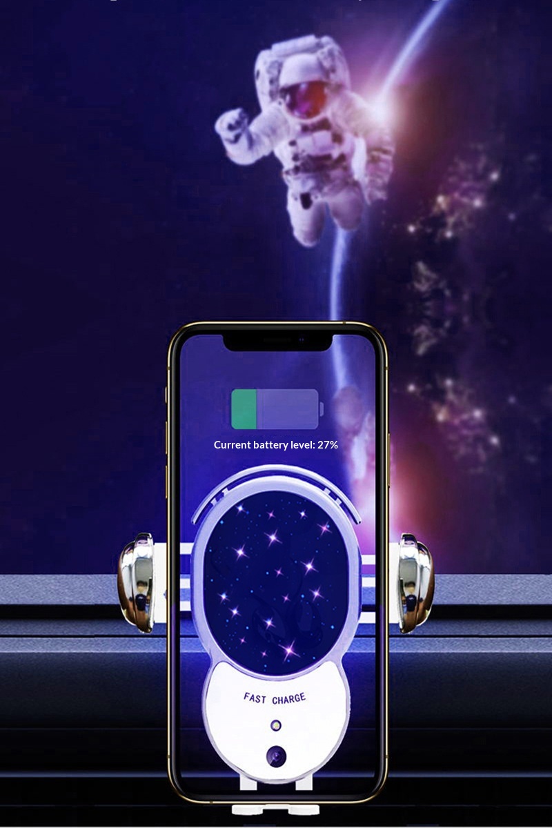 Draadloze autolader met infraroodsensor en telefoonhouder_voghion.com