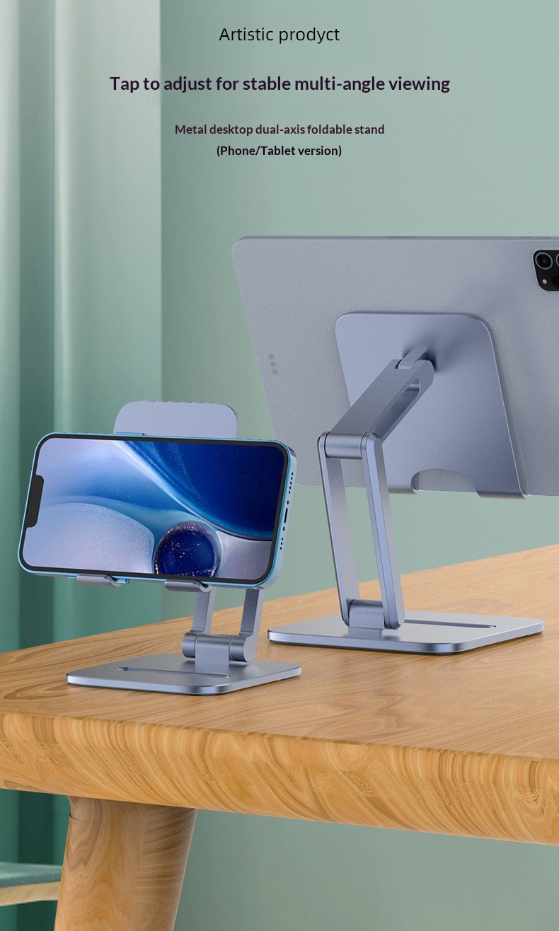 Mobile Phone Desktop, Aluminum Alloy Foldable Universal Support Stand And Tablets, Suitable For Live Streaming,_voghion.com