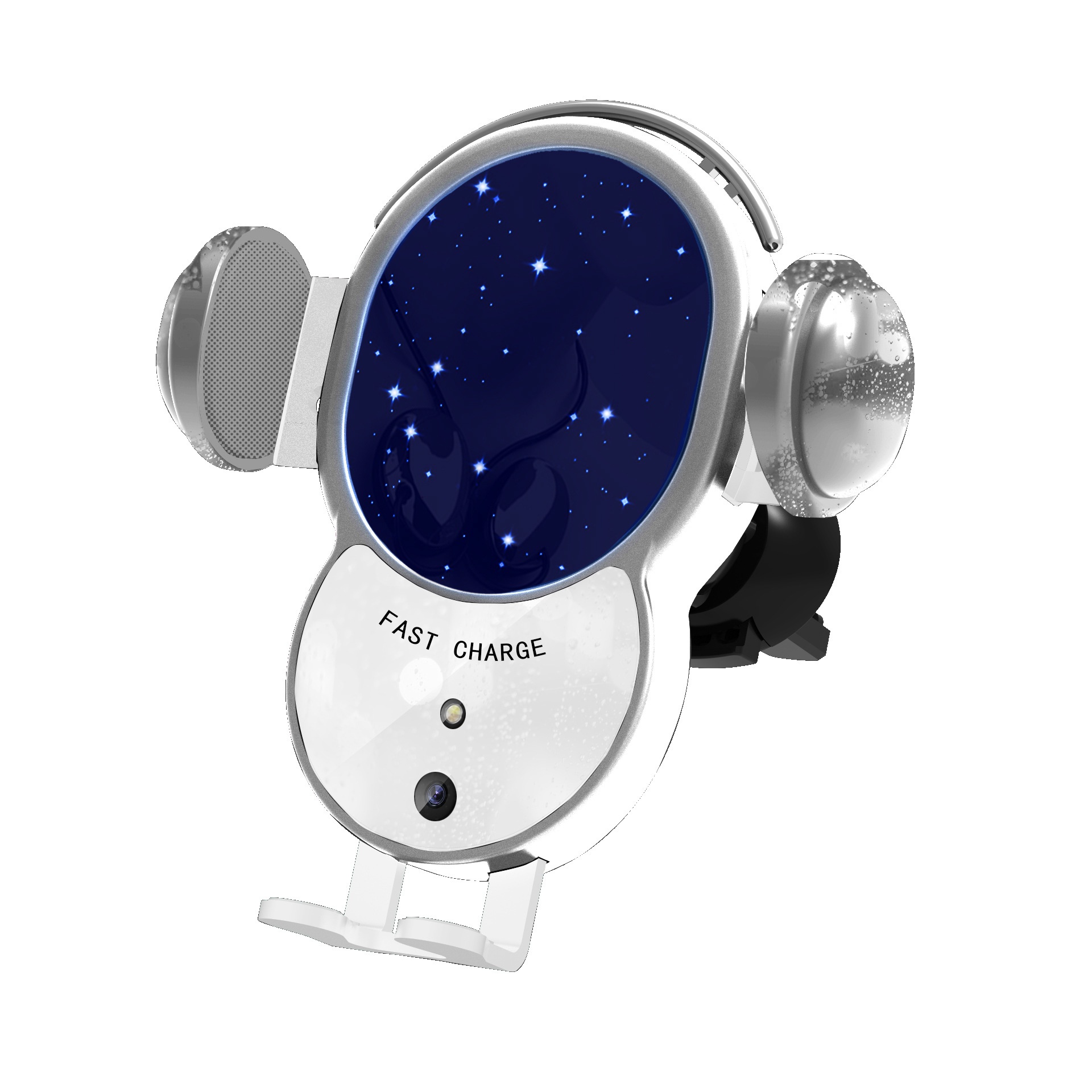 Exclusieve grensoverschrijdende infraroodsensornavigatie, cartoon telefoonhouder voor ventilatierooster, draadloze autolader_voghion.com