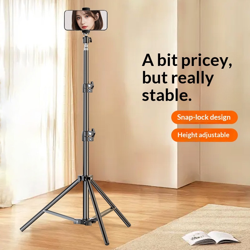 Luce di riempimento per live streaming mobile, supporto rinforzato, portatile, universale, per fotografia e riprese video da tavolo, multifunzionale._voghion.com