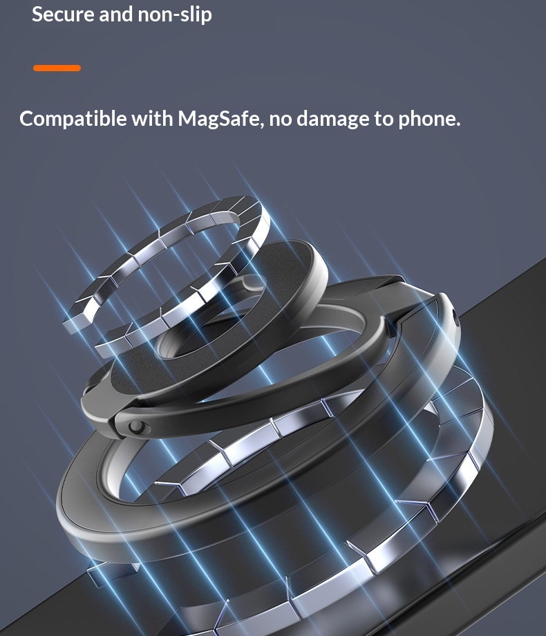 Magnetic Rotating Phone Stand Foldable Desktop Holder For Desk_voghion.com