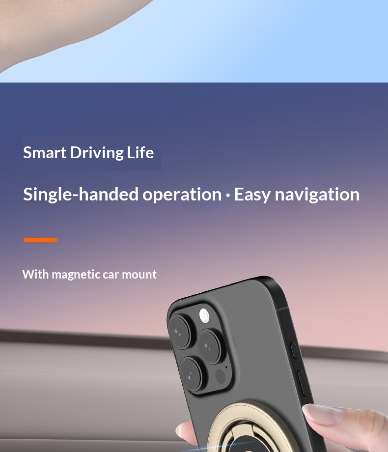 Magnetic Rotating Phone Stand Foldable Desktop Holder For Desk_voghion.com