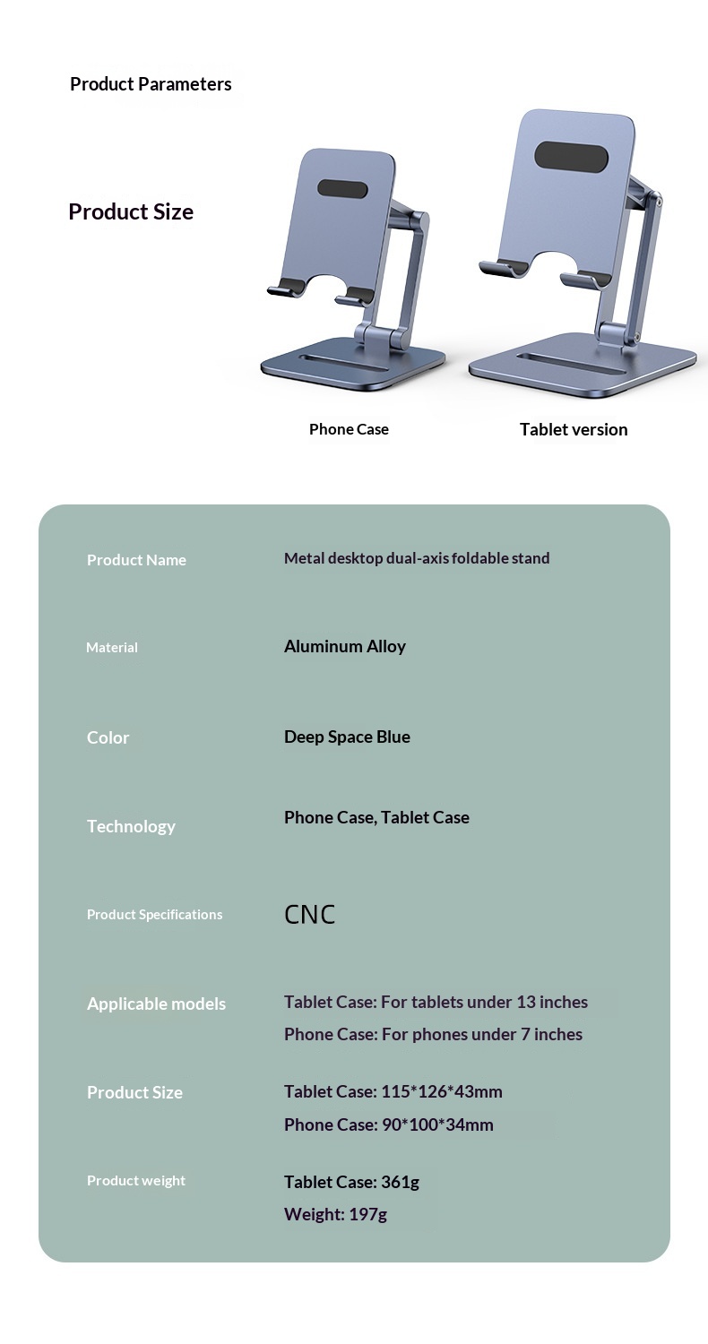 Mobile Phone Desktop, Aluminum Alloy Foldable Universal Support Stand And Tablets, Suitable For Live Streaming,_voghion.com