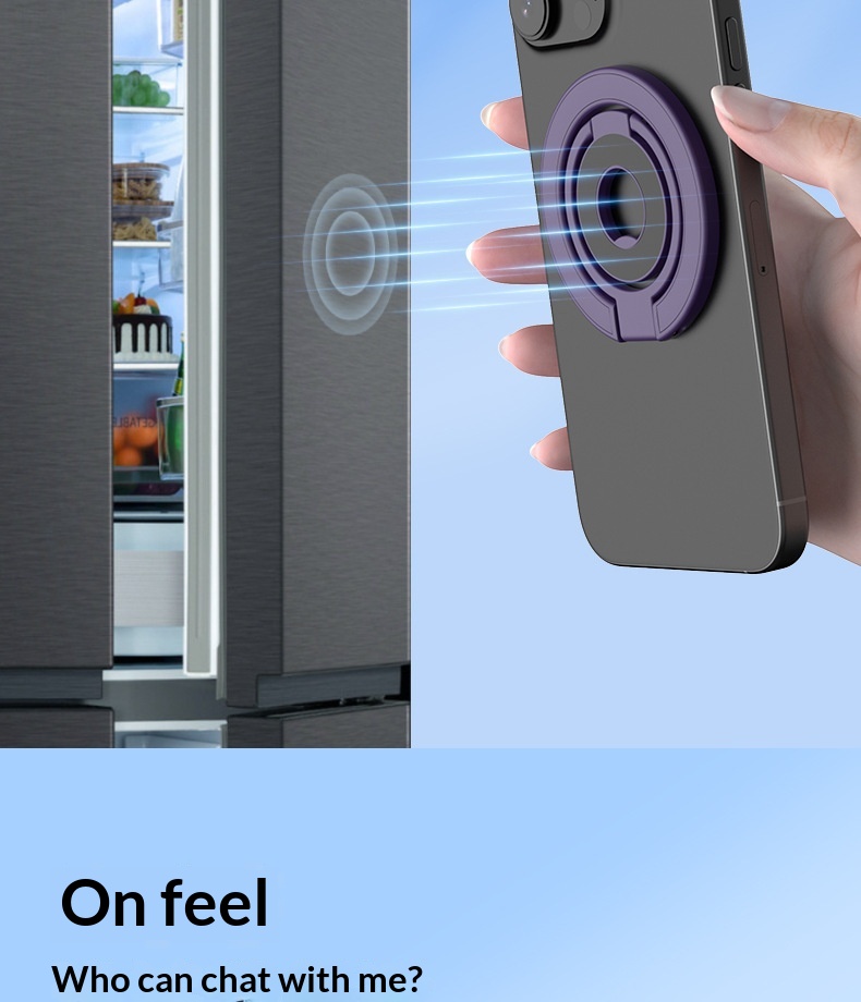 Magnetic Rotating Phone Stand Foldable Desktop Holder For Desk_voghion.com