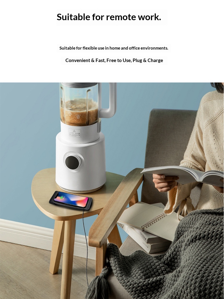 Wireless Car Charger Fast Induction Charging For Samsung Huawei_voghion.com