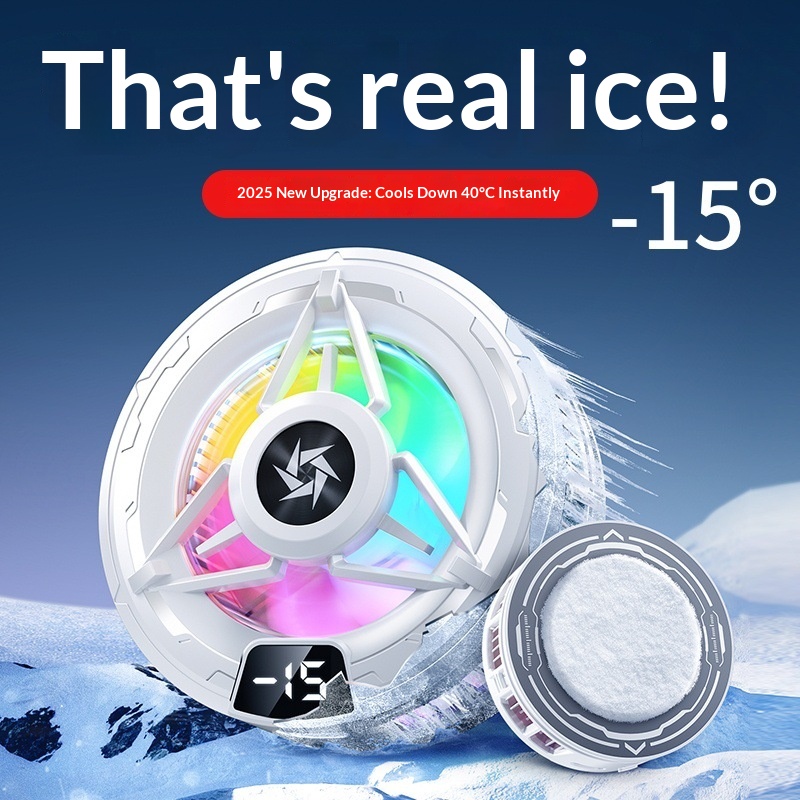 Nouveau modèle de coussinet semi-conducteur -15 °C, accessoire magnétique portable pour refroidir et congeler un téléphone portable_voghion.com