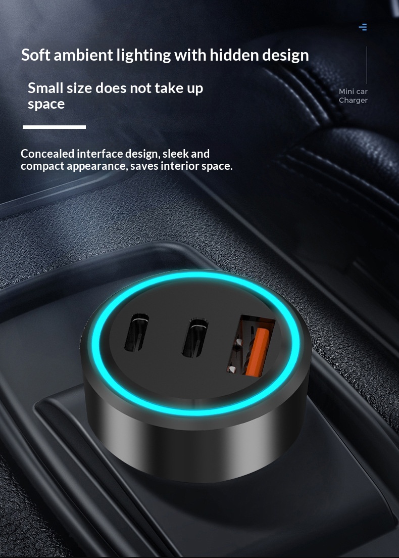 Caricabatterie auto 48w pd e qc3.0 fast charging per cellulari_voghion.com