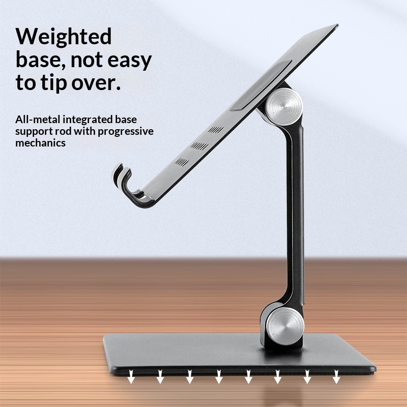 Desktop Laptop Tablet Stand Foldable Adjustable Height Cooling Rack Convenient Storage Base_voghion.com