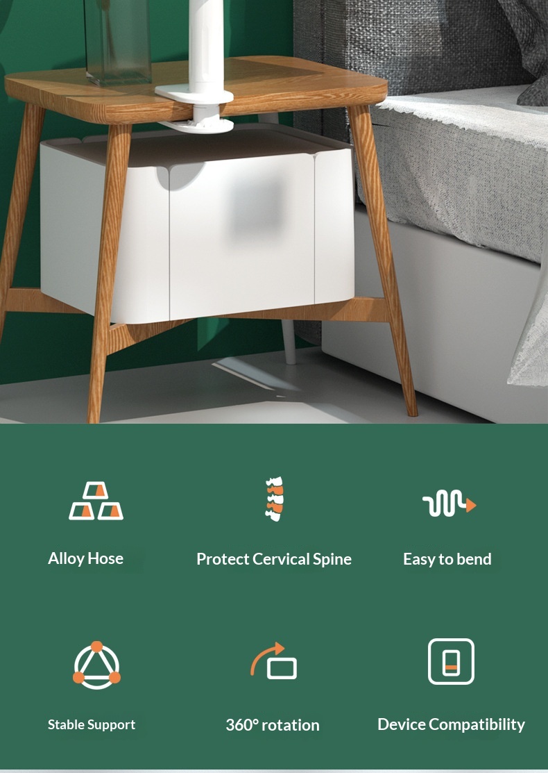 Supporto da tavolo universale girevole a 360° Kakusijia per telefoni e tablet_voghion.com