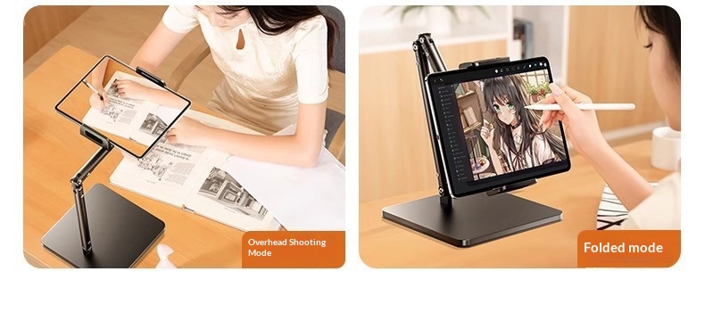 Telefon Tablet Masaüstü Tembel Canlı Yayın Video Selfie Akıllı Yapay Zeka Üstten Çekim Ayarlanabilir Çok Fonksiyonlu Destek_voghion.com