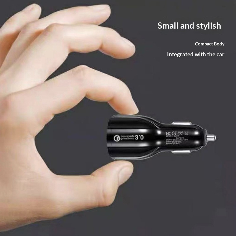 Snellader autolader met dubbele usb-poort qc 3.0 pd adapter_voghion.com