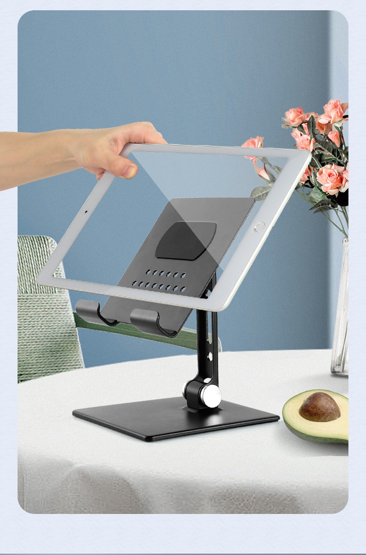 Desktop Laptop Tablet Stand Foldable Adjustable Height Cooling Rack Convenient Storage Base_voghion.com