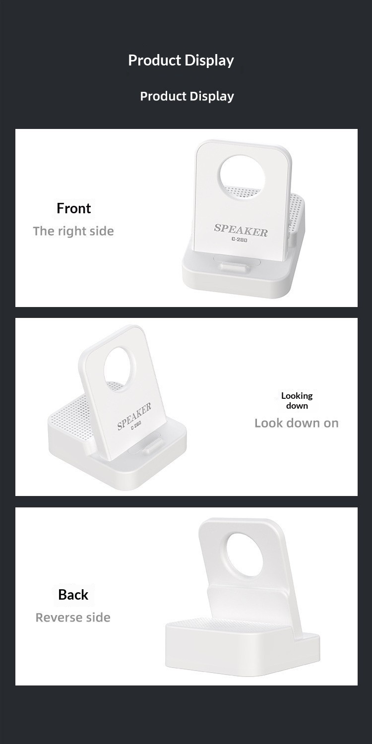 Nuovo telefono 2025 Bluetooth Wireless Sensore Supporto Multifunzionale Altoparlante Integrato_voghion.com