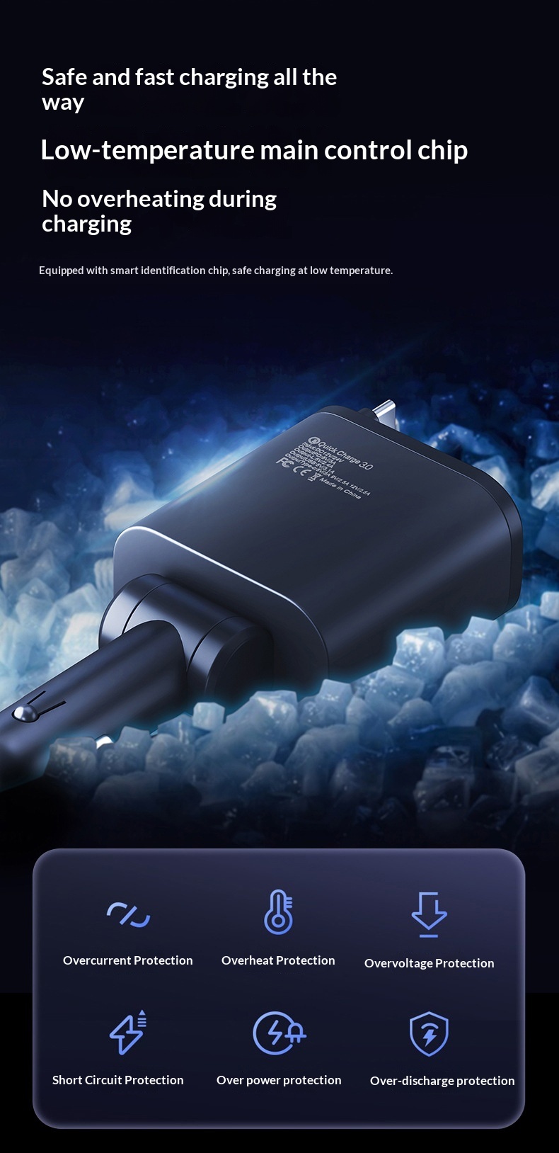 Premium Fast Charging Car Cigarette Lighter Adapter 1 To 5 Splitter_voghion.com