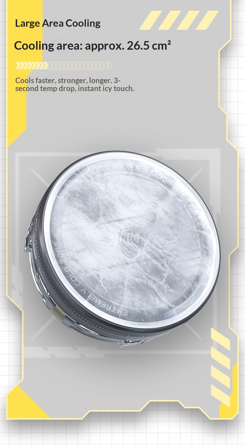 Tccel Ultra Mobile Phone Cooler Magnetic Wireless Charging Semiconductor Cooling Device_voghion.com