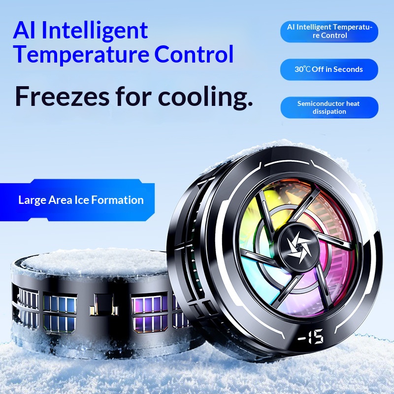 SL70 Mobile Phone Cooler With Semiconductor Refrigeration, AI Temperature Control, Rapid Cooling, True Freezing,_voghion.com